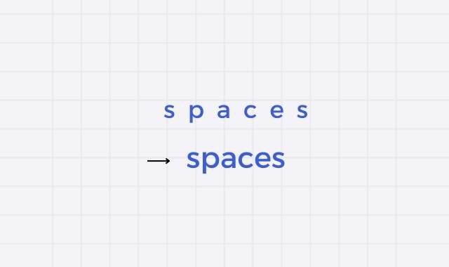 Program to Remove spaces from a string